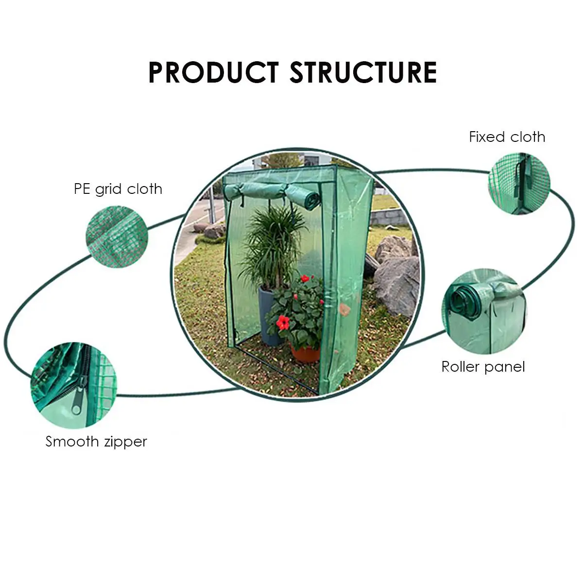 Green PE Garden Greenhouse Portable Folding Outdoor Greenhouses Warm Room Garden Set Plant Vegetables Grow Tent Insulation Cover
Green PE Garden Greenhouse Portable Folding Outdoor Greenhouses Warm Room Garden Set Plant Vegetables Grow Tent Insulation Cover