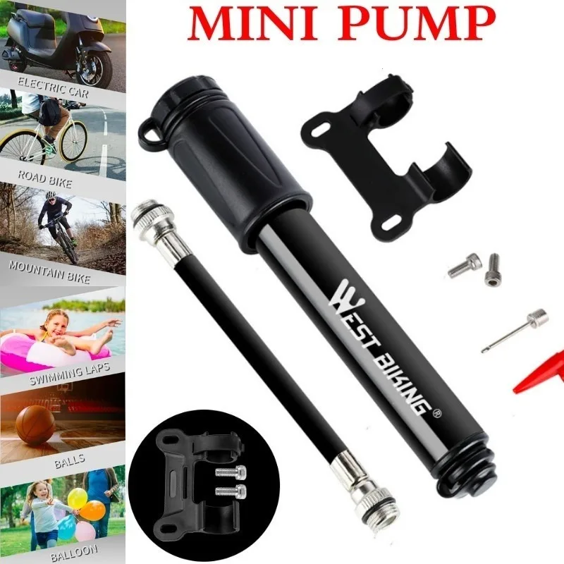 Bicycle Pump Mini Portable MTB Road Bike Pump Cycling Inflator Presta Schrader Valve Hose Pumps Bicycle Accessories
Bicycle Pump Mini Portable MTB Road Bike Pump Cycling Inflator Presta Schrader Valve Hose Pumps Bicycle Accessories