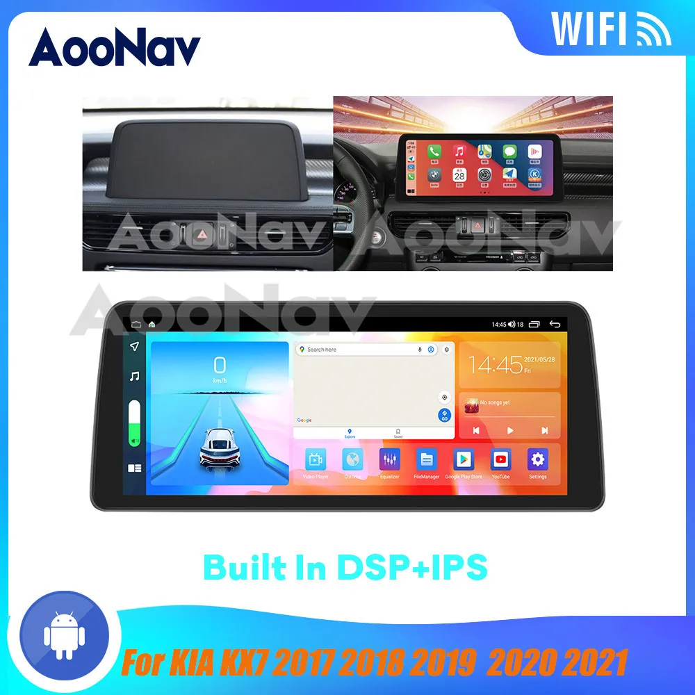12.3 Inch Car Radio For KIA KX7 2017 2018 2019 2020 2021 Android System Touch Sceen GPS Navigation Autoradio Multimedia Player
12.3 Inch Car Radio For KIA KX7 2017 2018 2019 2020 2021 Android System Touch Sceen GPS Navigation Autoradio Multimedia Player