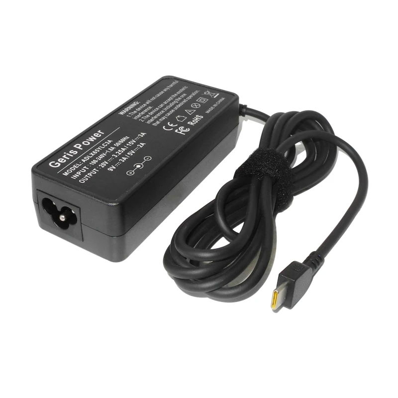 Huiyuan fit for 20V 3.25A 65W USB Type C Ac Power Adapter Charger Fit for Lenovo Thinkpad X1carbon Yoga5
Huiyuan fit for 20V 3.25A 65W USB Type C Ac Power Adapter Charger Fit for Lenovo Thinkpad X1carbon Yoga5