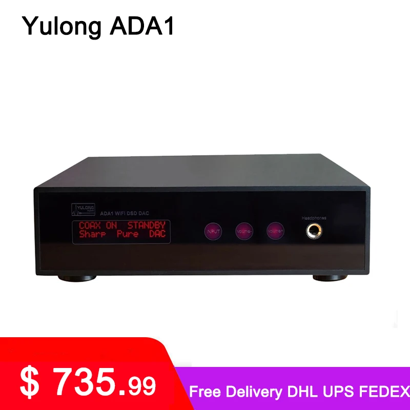 

Yulong Authentic ADA1 32Bit 384kHz Digital DSD WIFI Input Digital-to-Analog Headphone Amplifier Saviaudio SA9800 SA9227 USB