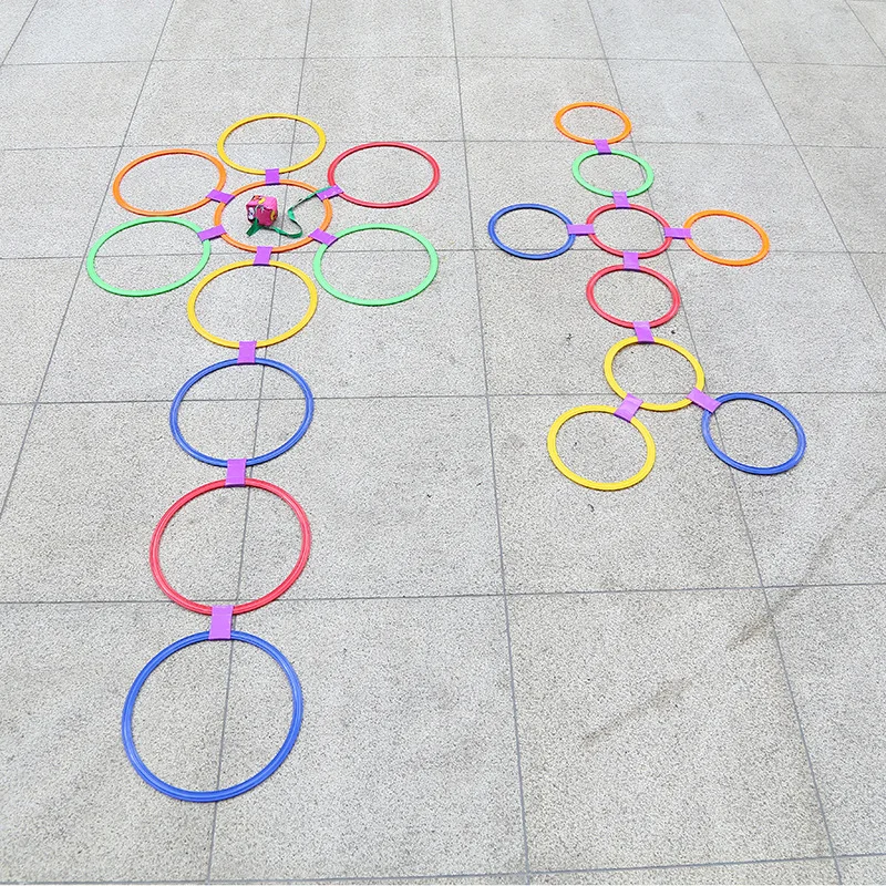 Hot Selling Hopscotch Ring Game Connectors Multi-Colored Play Set for Home Outdoor Children Kids LBV
Hot Selling Hopscotch Ring Game Connectors Multi-Colored Play Set for Home Outdoor Children Kids LBV