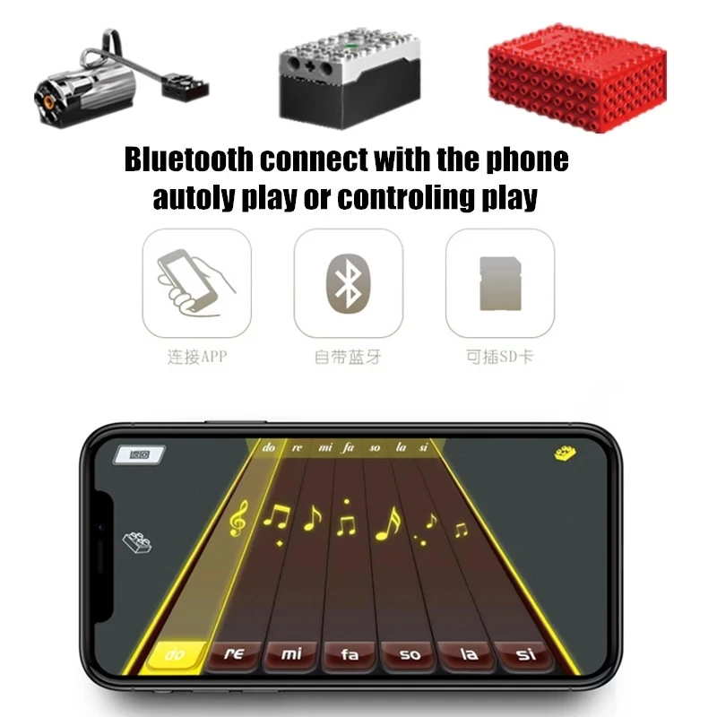 In Stock APP Control Electric Playable GRAND PIANO Bluetooth Speaker Ideas Creator Toys Building Blocks Bricks Kid Chris Gift
In Stock APP Control Electric Playable GRAND PIANO Bluetooth Speaker Ideas Creator Toys Building Blocks Bricks Kid Chris Gift