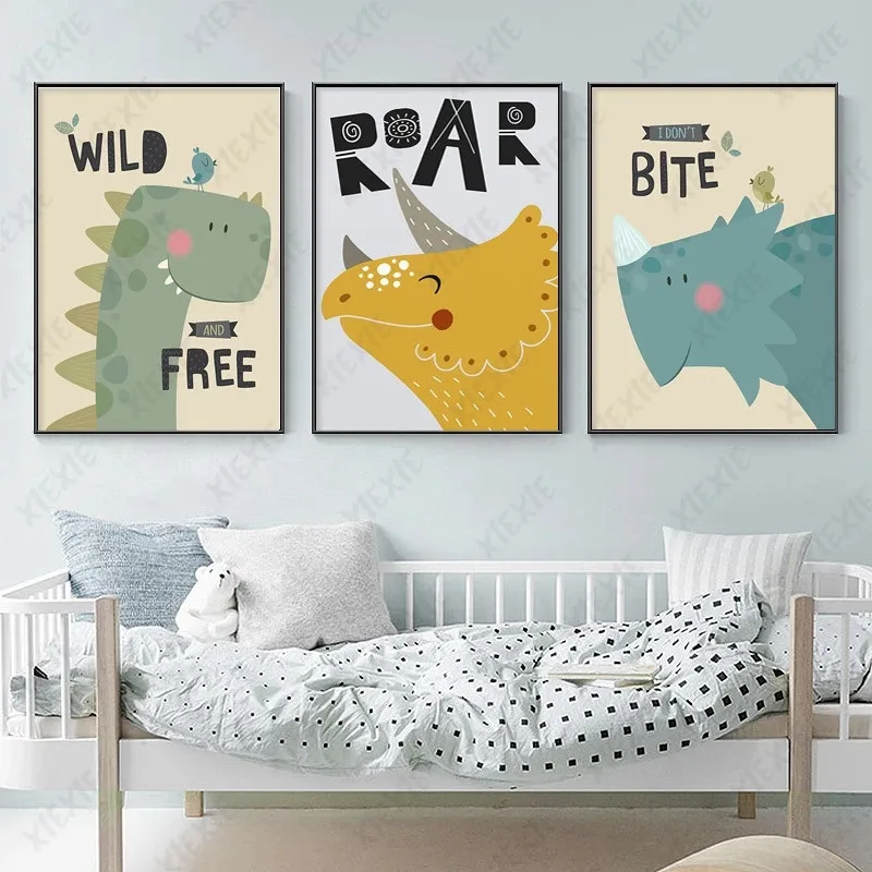 Rhino Letter Childlike Canvas Painting Cute Dinosaur Poster Wallpaper Decoration Home Kids Room Print Picture Art Craft
Rhino Letter Childlike Canvas Painting Cute Dinosaur Poster Wallpaper Decoration Home Kids Room Print Picture Art Craft