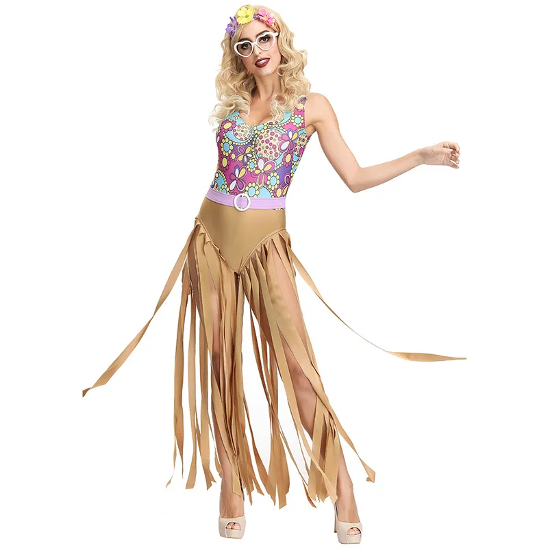 Halloween for women Dress Latino Hip-hop Cultural Singer Kachi Shredded Flower Liushu DISCO Dance Dresses
Halloween for women Dress Latino Hip-hop Cultural Singer Kachi Shredded Flower Liushu DISCO Dance Dresses
