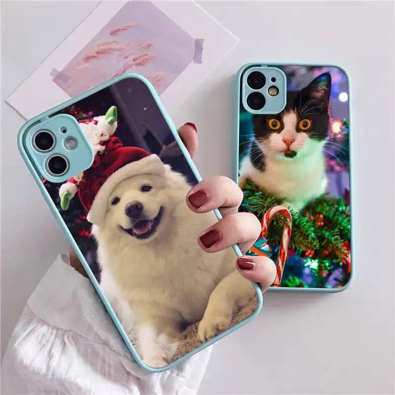 Christmas puppy dog cat Phone Case For iphone 13 12 11 xr xs x 7 8 pro max Light blue Soft TPU Silicone Clear Case Cover
Christmas puppy dog cat Phone Case For iphone 13 12 11 xr xs x 7 8 pro max Light blue Soft TPU Silicone Clear Case Cover