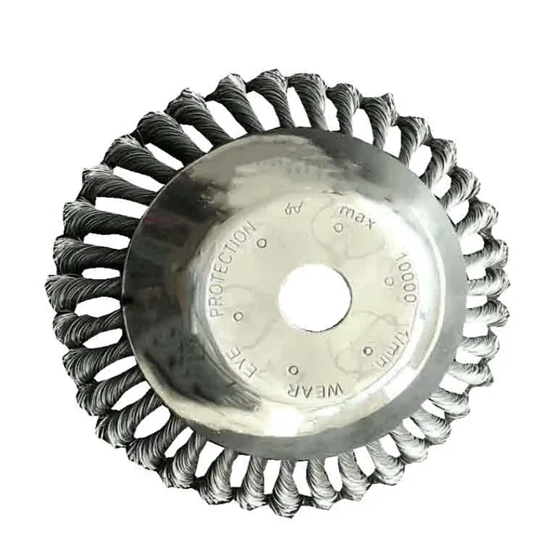8 Inch Lawn Mower Grass Trimmer Head Steel Wire Trimming Head Rusting Brush Cutter Mower Wire Weeding Head for Lawn Mower
8 Inch Lawn Mower Grass Trimmer Head Steel Wire Trimming Head Rusting Brush Cutter Mower Wire Weeding Head for Lawn Mower