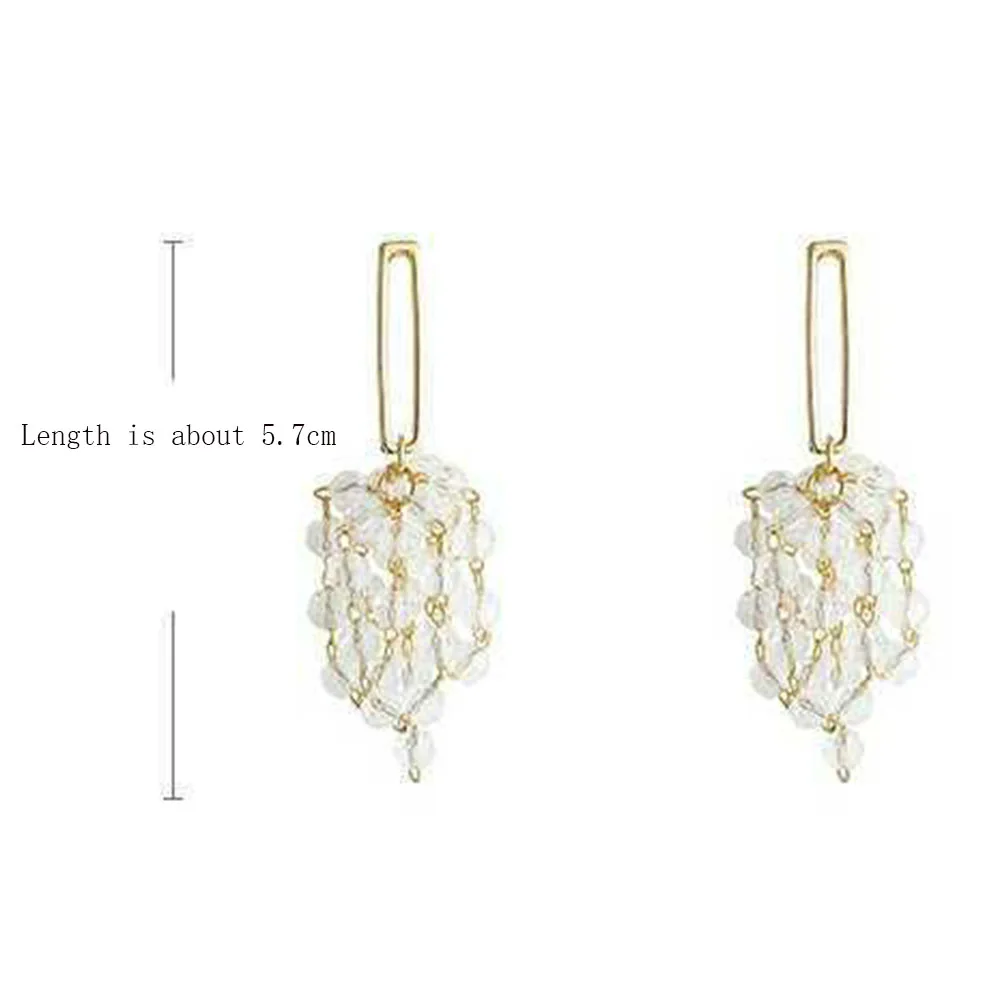 s925 silver needle long crystal tassel grape earrings female fashion simple and popular earrings trendy temperament earrings 
s925 silver needle long crystal tassel grape earrings female fashion simple and popular earrings trendy temperament earrings