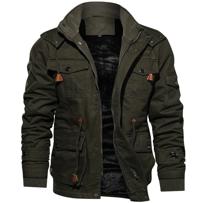 2021 Jacket Men Thick Warm Military Bomber Tactical Jackets Mens Outwear Fleece Breathable Hooded Windbreaker Coats 5XL Clothes
2021 Jacket Men Thick Warm Military Bomber Tactical Jackets Mens Outwear Fleece Breathable Hooded Windbreaker Coats 5XL Clothes