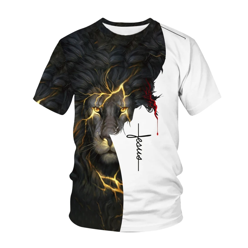 2021 summer new hip-hop T-shirt men and women printing animal lion 3DT shirt shirt short-sleeved trendy personality collar T-shi
2021 summer new hip-hop T-shirt men and women printing animal lion 3DT shirt shirt short-sleeved trendy personality collar T-shi