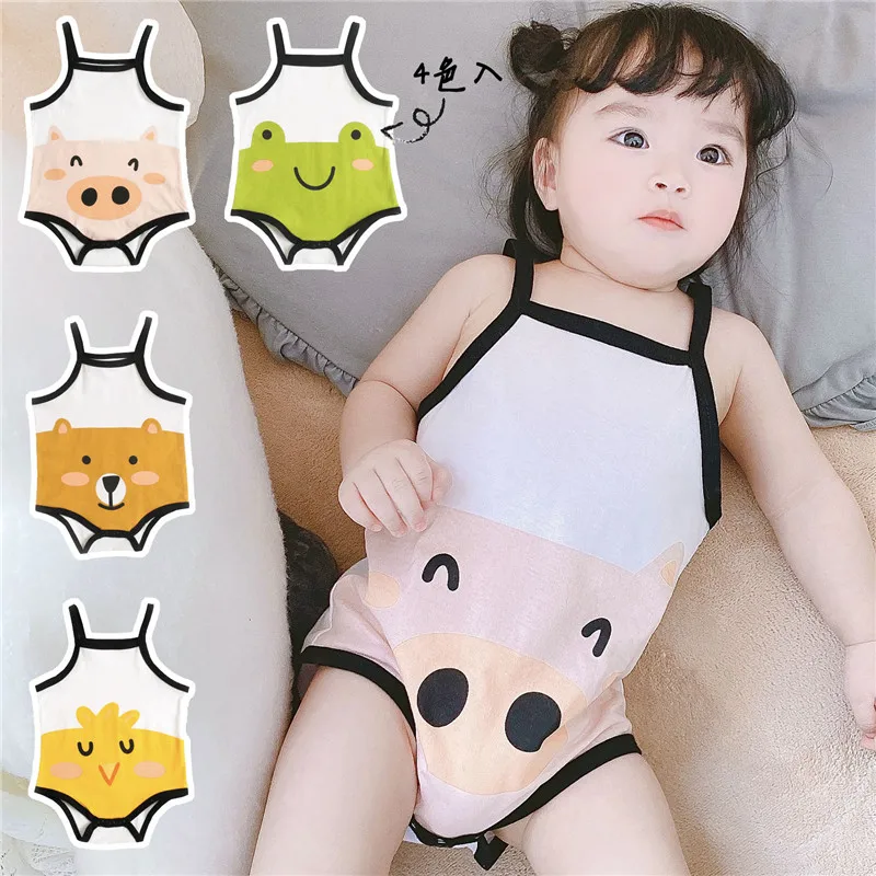 Baby fart clothes sling cartoon baby Girl boy clothes newborn jumpsuit cotton version of romper animal rompers summer
Baby fart clothes sling cartoon baby Girl boy clothes newborn jumpsuit cotton version of romper animal rompers summer