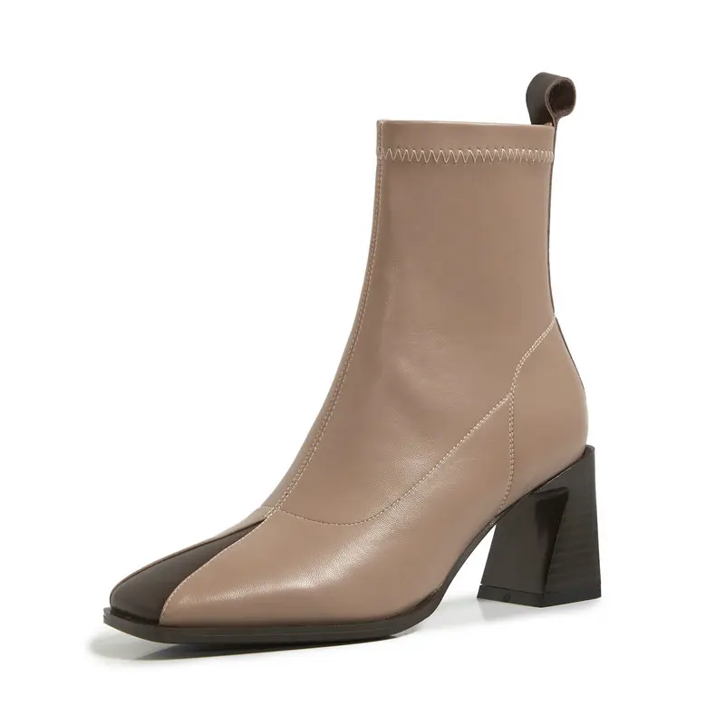 Fashion Shoes Woman 2020 Newest Genuine Leather Mixed Colors Thick Heels Winter Boots slip-on ladies dress Party Ankle Boots
Fashion Shoes Woman 2020 Newest Genuine Leather Mixed Colors Thick Heels Winter Boots slip-on ladies dress Party Ankle Boots