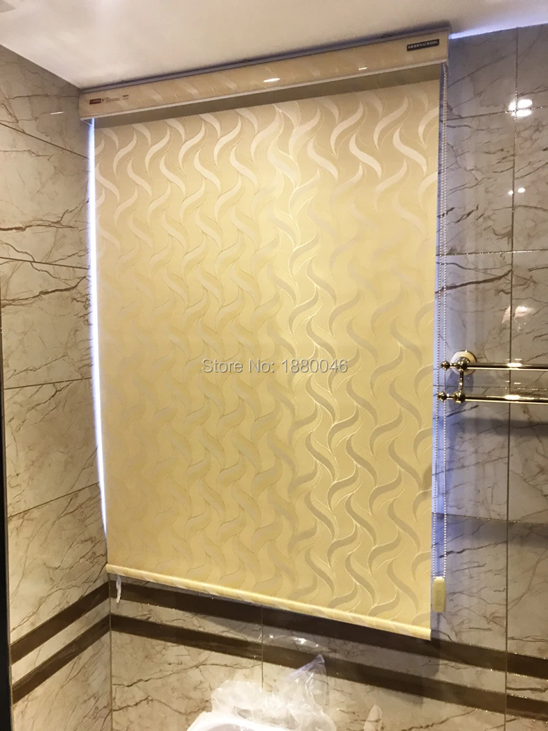 New Arrival Nordic Style Gold color roller blinds Waterproof Polyester Fiber Fabric Aluminium alloy window blinds for bathroom
New Arrival Nordic Style Gold color roller blinds Waterproof Polyester Fiber Fabric Aluminium alloy window blinds for bathroom