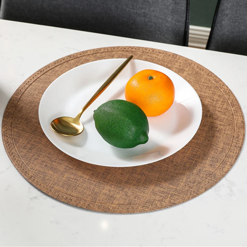 Nordic 1pcs Waterproof and Oil-proof Restaurant Solid Color PU Western Table Mat Table Mat Home Insulation Decorative Table Mat
Nordic 1pcs Waterproof and Oil-proof Restaurant Solid Color PU Western Table Mat Table Mat Home Insulation Decorative Table Mat