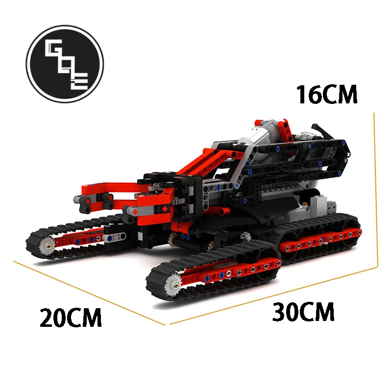 High-Tech series MOC-3676-Robot M3 & M6 Crawler robot Mechanical code Creative Ideal building blocks bricks toys for kids gifts
High-Tech series MOC-3676-Robot M3 & M6 Crawler robot Mechanical code Creative Ideal building blocks bricks toys for kids gifts