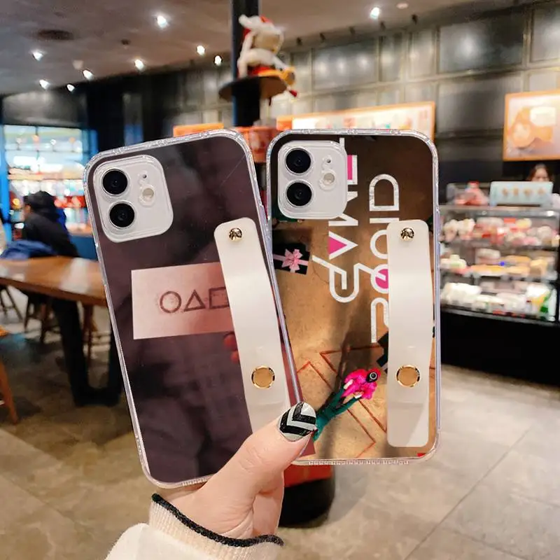 Squid Game Huang Junhao Phone Case Wrist Strap For iPhone 7 8 11 12 X XS XR MINI Pro Max Plus Hand Band Transparent Clear
Squid Game Huang Junhao Phone Case Wrist Strap For iPhone 7 8 11 12 X XS XR MINI Pro Max Plus Hand Band Transparent Clear