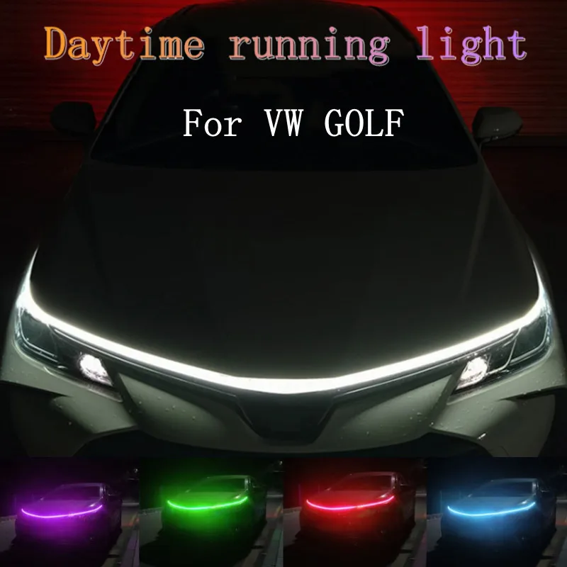 Long Strip Through-Type LED Auto Modified Front Headlight Gap Upgrade Decorative Lights Car Daytime Running Lights For VW GOLF
Long Strip Through-Type LED Auto Modified Front Headlight Gap Upgrade Decorative Lights Car Daytime Running Lights For VW GOLF