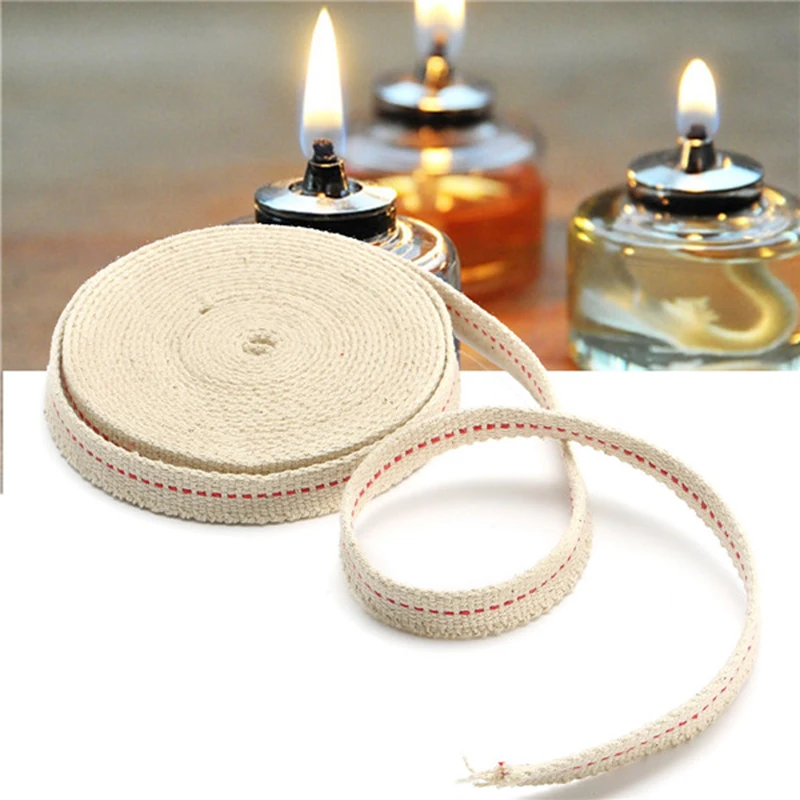13mm Flat Cotton Oil Lamp Lantern Wick For Kerosene Burner Lighting 4.5M Lighting Lantern Oil Lamp Making DIY Accessory
13mm Flat Cotton Oil Lamp Lantern Wick For Kerosene Burner Lighting 4.5M Lighting Lantern Oil Lamp Making DIY Accessory