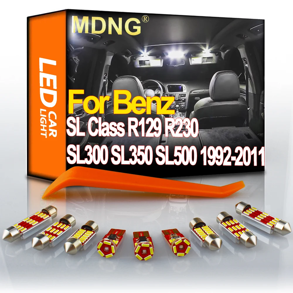 MDNG Canbus LED Interior Map Dome Trunk Light Kit For Mercedes Benz SL Class R129 R230 SL300 SL350 SL500 1992-2011 Car Bulbs
MDNG Canbus LED Interior Map Dome Trunk Light Kit For Mercedes Benz SL Class R129 R230 SL300 SL350 SL500 1992-2011 Car Bulbs
