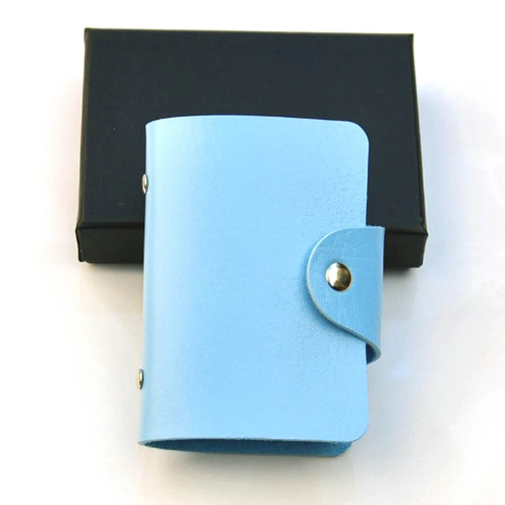 New Fashion Creative PU Leather 24 Cards Slim ID Credit Card Holder Business Card Solid Color Pocket Case Purse Wallet Organizer
New Fashion Creative PU Leather 24 Cards Slim ID Credit Card Holder Business Card Solid Color Pocket Case Purse Wallet Organizer