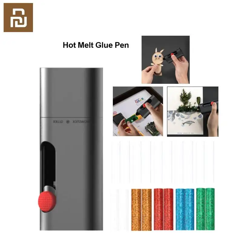 Youpin Wowstick Cordless Electric Hot Melt Glue Pen 2000mAh Type-C Rechargeable DIY Art Craft Glue Pen Including Glue Sticks
Youpin Wowstick Cordless Electric Hot Melt Glue Pen 2000mAh Type-C Rechargeable DIY Art Craft Glue Pen Including Glue Sticks