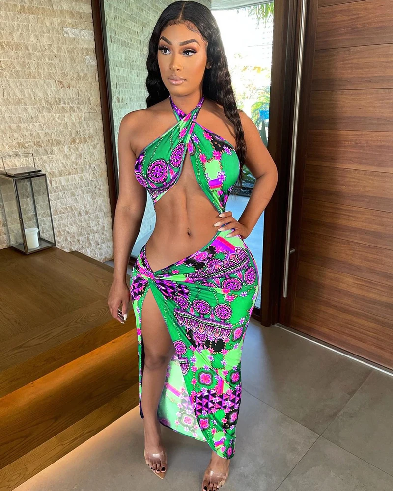 Kricesseen Sexy Tie Dye Print Cut Out Halter Ankle Length Dress Women See Through Asymmetrical Bodycon Clubwear Dress Outfit
Kricesseen Sexy Tie Dye Print Cut Out Halter Ankle Length Dress Women See Through Asymmetrical Bodycon Clubwear Dress Outfit