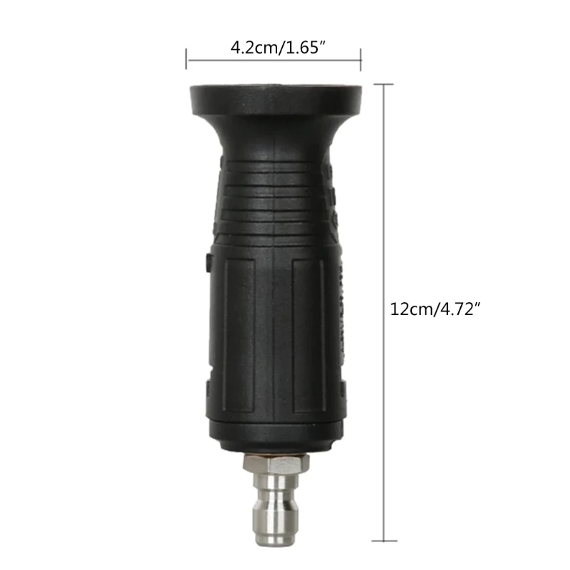 Adjustable High Pressure High Pressure Nozzle Tips, Nozzle, Automatic Tool, Variable Spray Pattern, 1/4 in
Adjustable High Pressure High Pressure Nozzle Tips, Nozzle, Automatic Tool, Variable Spray Pattern, 1/4 in