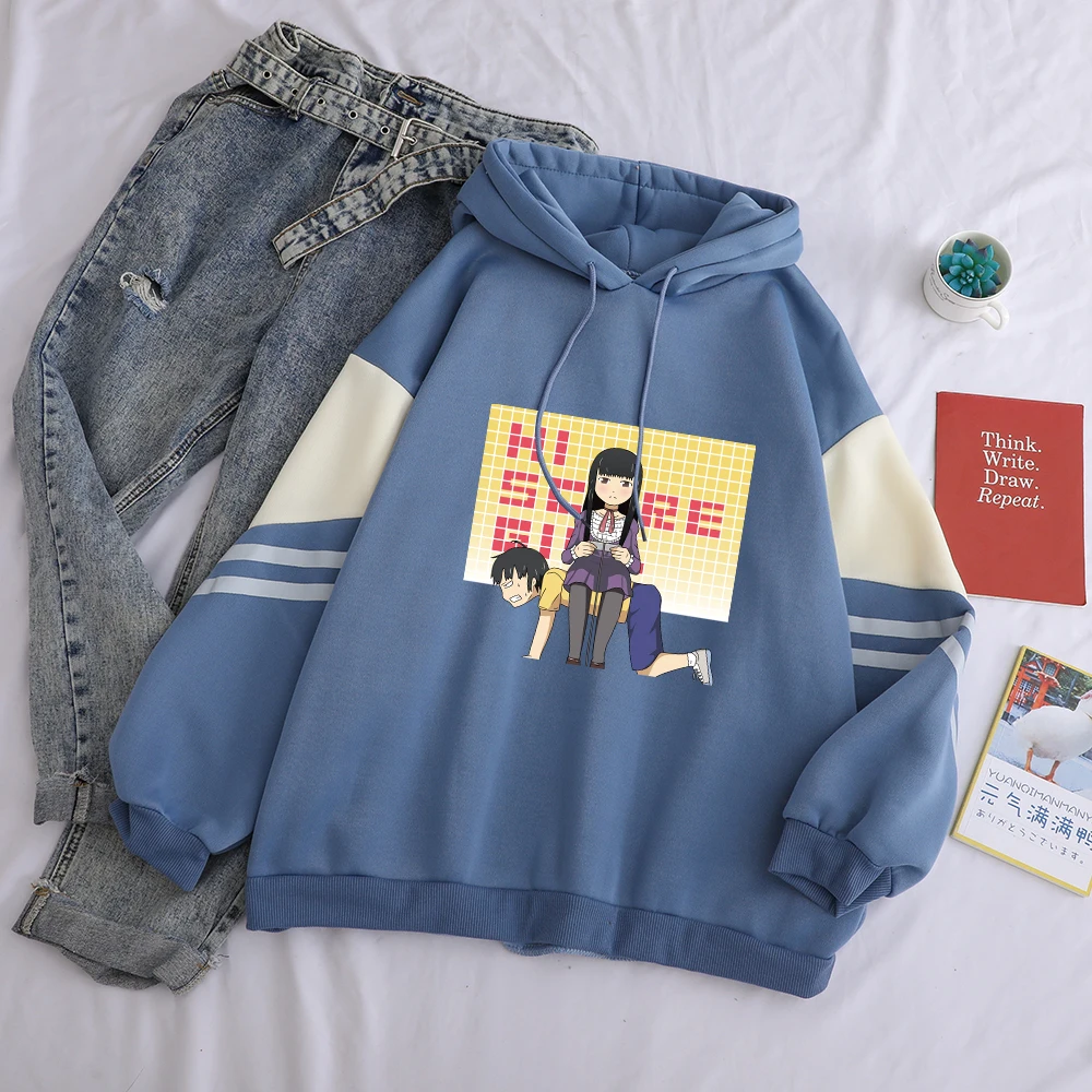 Autumn Winter Fleece Hoodies Women Streetwear Casual Harajuku Kawaii Hi Score Girl Cartoon Print Sweatshirt Spell Color Pullover
Autumn Winter Fleece Hoodies Women Streetwear Casual Harajuku Kawaii Hi Score Girl Cartoon Print Sweatshirt Spell Color Pullover