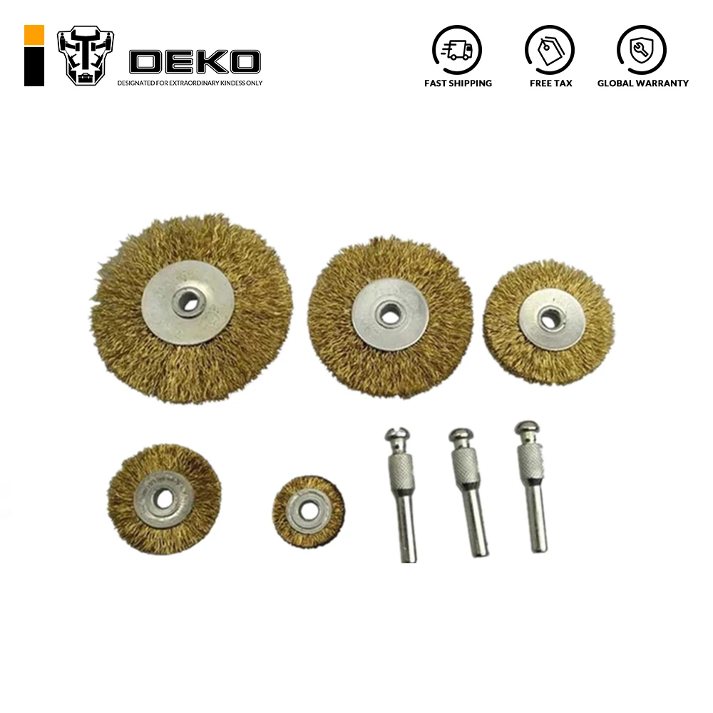 Проволочная щетка DEKO из нержавеющей стали, диаметр хвостовика 6,35 мм, 8 шт./компл., работа по дереву полировка, снятие заусениц щеткой, головка ...
Проволочная щетка DEKO из нержавеющей стали, диаметр хвостовика 6,35 мм, 8 шт./компл., работа по дереву полировка, снятие заусениц щеткой, головка ...