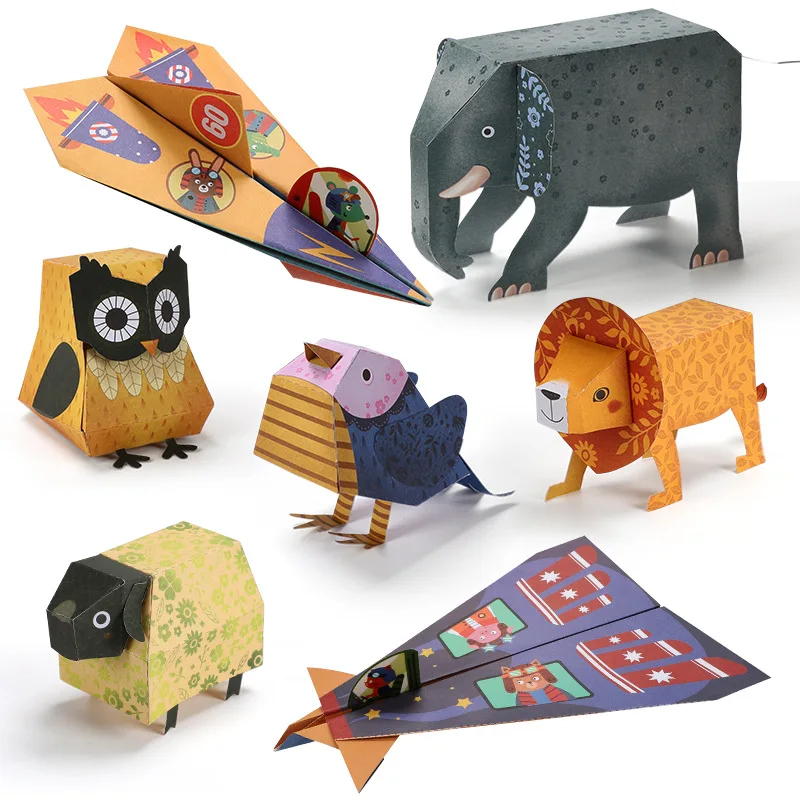 Handmade Origami DIY Paper Art Craft 3D Book Paper Cut Pictures Book Crafts Children Handmade Toys Kindergarten Fun Puzzle
Handmade Origami DIY Paper Art Craft 3D Book Paper Cut Pictures Book Crafts Children Handmade Toys Kindergarten Fun Puzzle