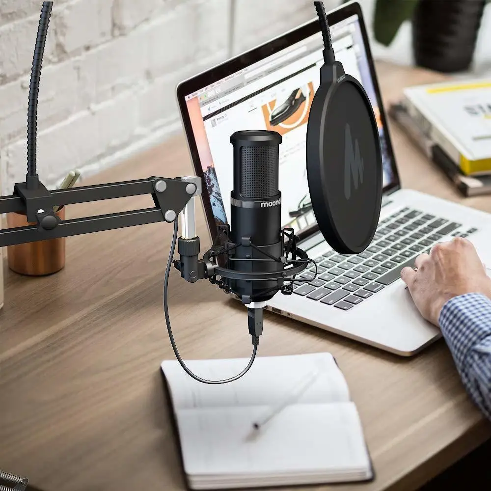 MAONO PM420 USB Podcast Microphone 192KHZ/24BIT Condenser Cardioid PC Mic With Professional Sound Chipset For Gaming Streaming
MAONO PM420 USB Podcast Microphone 192KHZ/24BIT Condenser Cardioid PC Mic With Professional Sound Chipset For Gaming Streaming