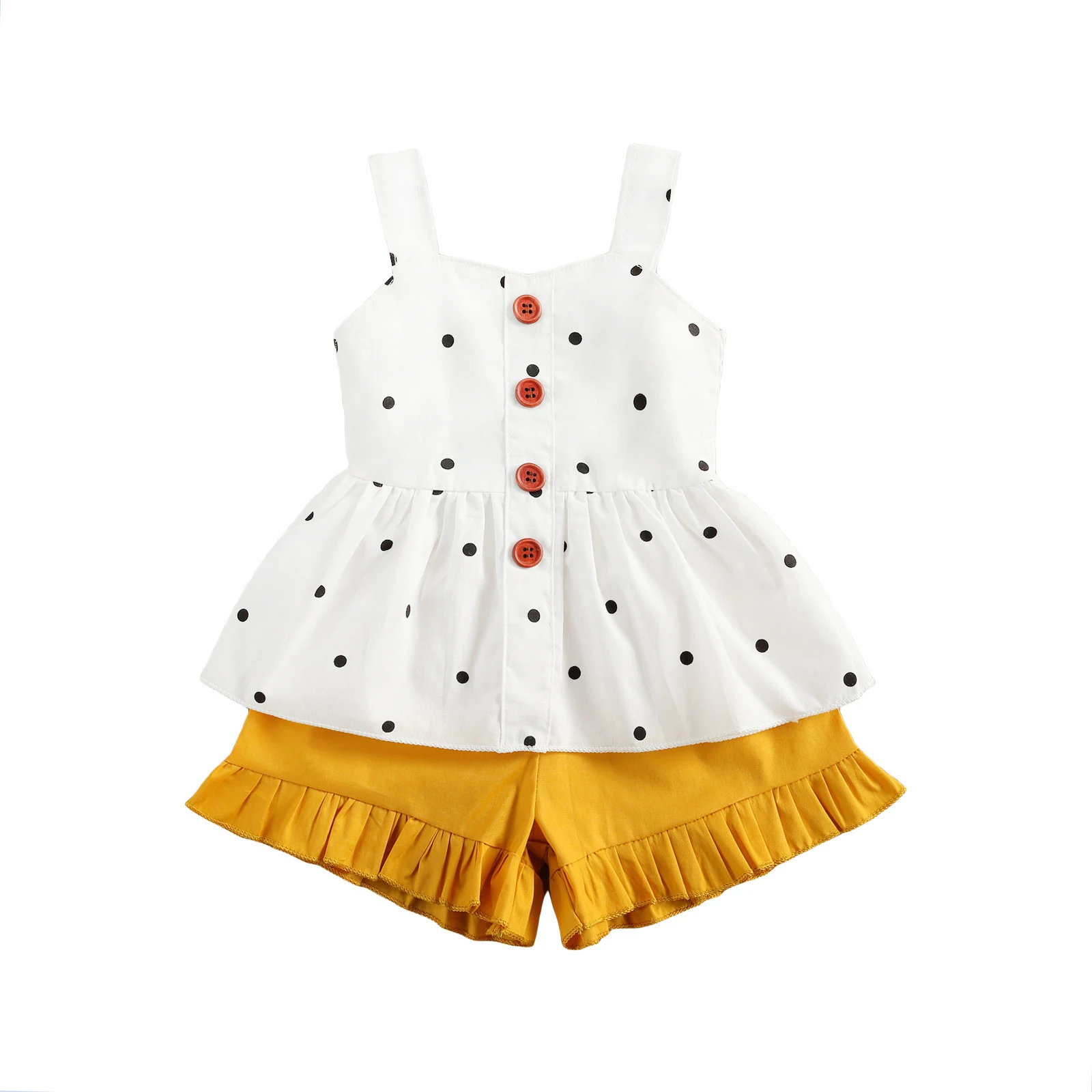 Lioraitiin 0-24M Newborn Baby Girl 2Pcs Summer Fashion Clothing Set Sleeveless Polka Dot Tank Tops Shorts Pant Bottom Outfit
Lioraitiin 0-24M Newborn Baby Girl 2Pcs Summer Fashion Clothing Set Sleeveless Polka Dot Tank Tops Shorts Pant Bottom Outfit