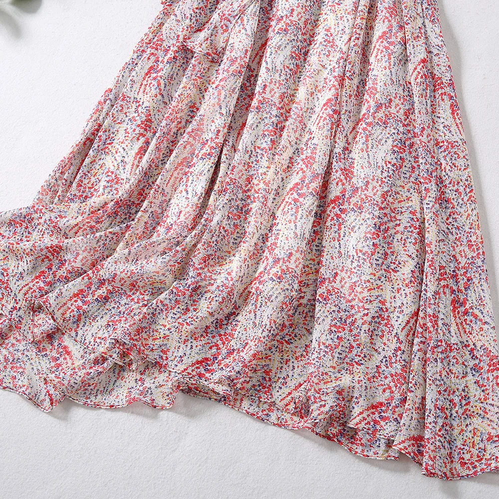 New 2020 Summer Hot Sale Dress High Quality Women Turn-down Collar Chic Print Bow Belt Deco Half Sleeve Mid-Calf Big Swing Dress
New 2020 Summer Hot Sale Dress High Quality Women Turn-down Collar Chic Print Bow Belt Deco Half Sleeve Mid-Calf Big Swing Dress