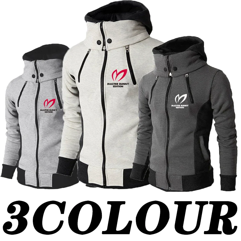 Men's Fashion Winter Leisure Master Logo Print Zipper Long Sleeve Sports High Collar Hoodie Sports Sweater Sweatshirts 3 Colour
Men's Fashion Winter Leisure Master Logo Print Zipper Long Sleeve Sports High Collar Hoodie Sports Sweater Sweatshirts 3 Colour