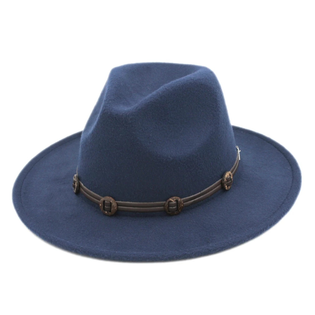 Mistdawn Fashion Unisex Panama Hats Flat Brim Fedoras Caps Winter Wool Blend Cap Wood Buttons Black Band
Mistdawn Fashion Unisex Panama Hats Flat Brim Fedoras Caps Winter Wool Blend Cap Wood Buttons Black Band