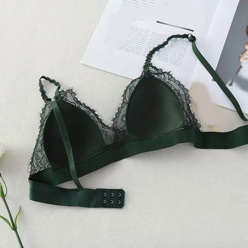 Solid Sexy Seamless Lace Bra Women Lingerie Push Up Bras Underwear Deep V Wireless Triangle Cup Bralette Adjustable Padded Bras
Solid Sexy Seamless Lace Bra Women Lingerie Push Up Bras Underwear Deep V Wireless Triangle Cup Bralette Adjustable Padded Bras