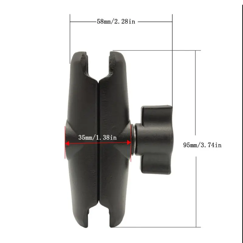 1Set 9cm Double Socket Arm Ball Head Mount Base Square/Round/Diamond/T-shaped Plate for Go-pro GPS Cellphone
1Set 9cm Double Socket Arm Ball Head Mount Base Square/Round/Diamond/T-shaped Plate for Go-pro GPS Cellphone