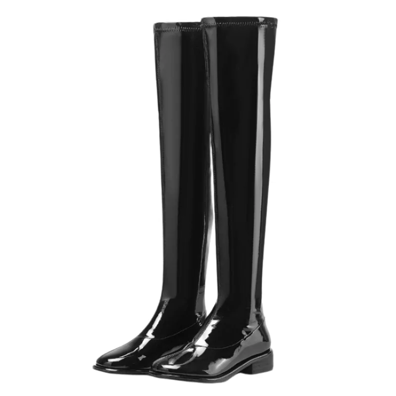 2021 Autumn/Winter Fashion Boots Europe and America Simple Car Stitching Solid Colour Sleeve Low Heel Over The Knee Boots
2021 Autumn/Winter Fashion Boots Europe and America Simple Car Stitching Solid Colour Sleeve Low Heel Over The Knee Boots