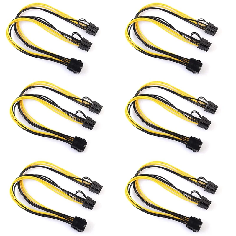 6 шт., сплиттер PCIe, 30 см, 8-контактный, 8-контактный, PCIe 8-контактный (6 + 2) Графическая карта, PCI Express адаптер питания, графический процессор, VGA каб...
6 шт., сплиттер PCIe, 30 см, 8-контактный, 8-контактный, PCIe 8-контактный (6 + 2) Графическая карта, PCI Express адаптер питания, графический процессор, VGA каб...