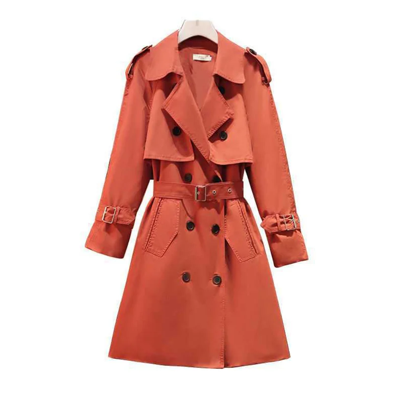 2021 Autumn Long Red Windbreaker Coat Women New Plus Size Black Green Blue Tops Fashion Casual Spring Loose Trench Jacket GH178
2021 Autumn Long Red Windbreaker Coat Women New Plus Size Black Green Blue Tops Fashion Casual Spring Loose Trench Jacket GH178