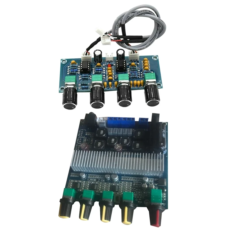 HFES 1 Pcs XH-A901 NE5532 Tone Board & 1 Pcs Assemble HIFI Digital Power Amplifier Board
HFES 1 Pcs XH-A901 NE5532 Tone Board & 1 Pcs Assemble HIFI Digital Power Amplifier Board
