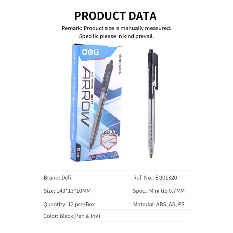 DELI Ballpoint Pen 0.7mm Macaroon Color Fashion Creative Design Writing Supplies Office Stationery Gifts Ball Point Pens
DELI Ballpoint Pen 0.7mm Macaroon Color Fashion Creative Design Writing Supplies Office Stationery Gifts Ball Point Pens
