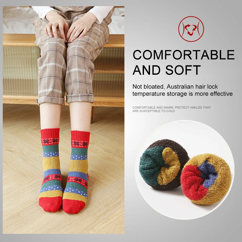 5Pairs Christmas Socks Men Women Breathable Cotton Socks Retro Cold Resistant Long Socks Winter Outdoor Keep Warm Anti-skid Sock
5Pairs Christmas Socks Men Women Breathable Cotton Socks Retro Cold Resistant Long Socks Winter Outdoor Keep Warm Anti-skid Sock