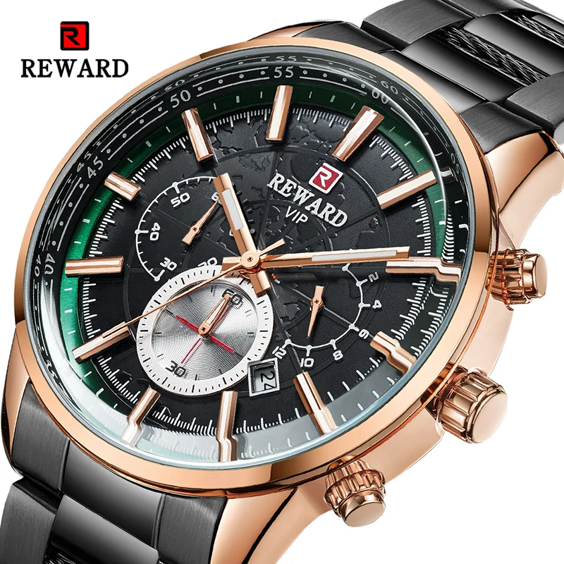 REWARD New Chronograph Men Watch Quartz Business Mens Sport Watches Luxury Waterproof Male gifts
REWARD New Chronograph Men Watch Quartz Business Mens Sport Watches Luxury Waterproof Male gifts