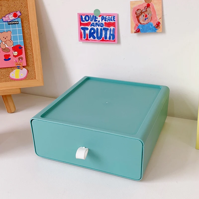 Cute Morandi Color Storage Boxes Cosmetic Storage Drawer Jewelry Storage Box Desktop Stationery Organizer Makeup Storage Case 
Cute Morandi Color Storage Boxes Cosmetic Storage Drawer Jewelry Storage Box Desktop Stationery Organizer Makeup Storage Case