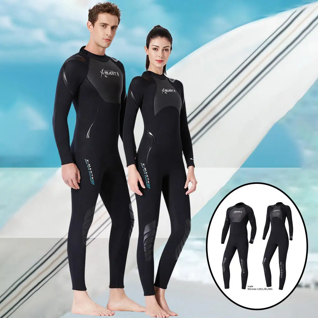 Premium Neoprene 1.5mm Full Length Wetsuit Adults Jumpsuit UV Protection Swimwear for Canoeing Dive Skin, Surfing, Water Sports
Premium Neoprene 1.5mm Full Length Wetsuit Adults Jumpsuit UV Protection Swimwear for Canoeing Dive Skin, Surfing, Water Sports