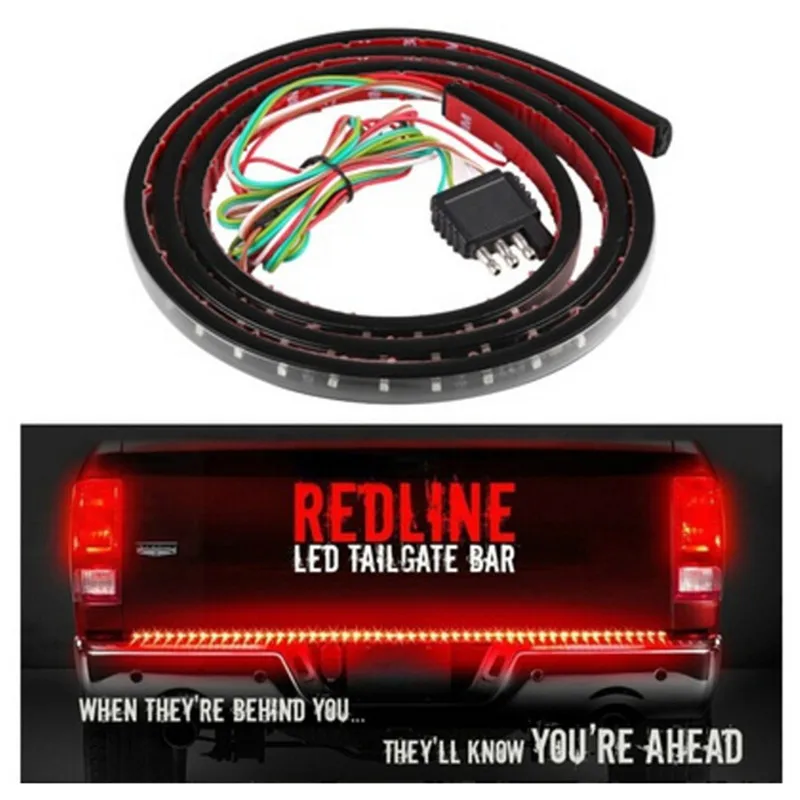 22W 49" Flexible LED car Truck Tailgate Light Bar Red and White 12V 72LED Running/Brake/Reverse/Signal/Rear Strip Light Lamp
22W 49" Flexible LED car Truck Tailgate Light Bar Red and White 12V 72LED Running/Brake/Reverse/Signal/Rear Strip Light Lamp