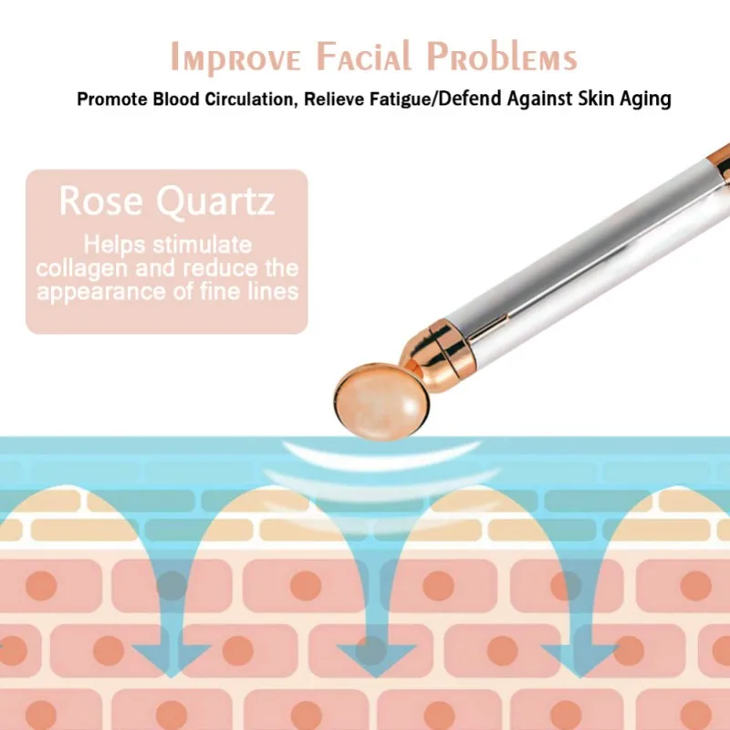 Face Lifting Tool Electric Jade Roller Smooth Fine Lines Firming Skin Anti-wrinkles Anti-aging Face Facial Massage maquiagem
Face Lifting Tool Electric Jade Roller Smooth Fine Lines Firming Skin Anti-wrinkles Anti-aging Face Facial Massage maquiagem