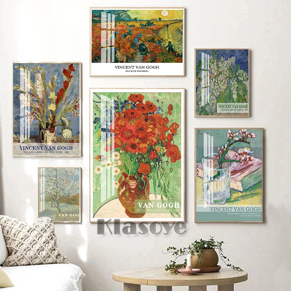 Van Gogh Exhibition Prints Poster Botanical Wall Art Flower Illustration Canvas Painting Minimalist Home Decor Wall Picture Gift
Van Gogh Exhibition Prints Poster Botanical Wall Art Flower Illustration Canvas Painting Minimalist Home Decor Wall Picture Gift