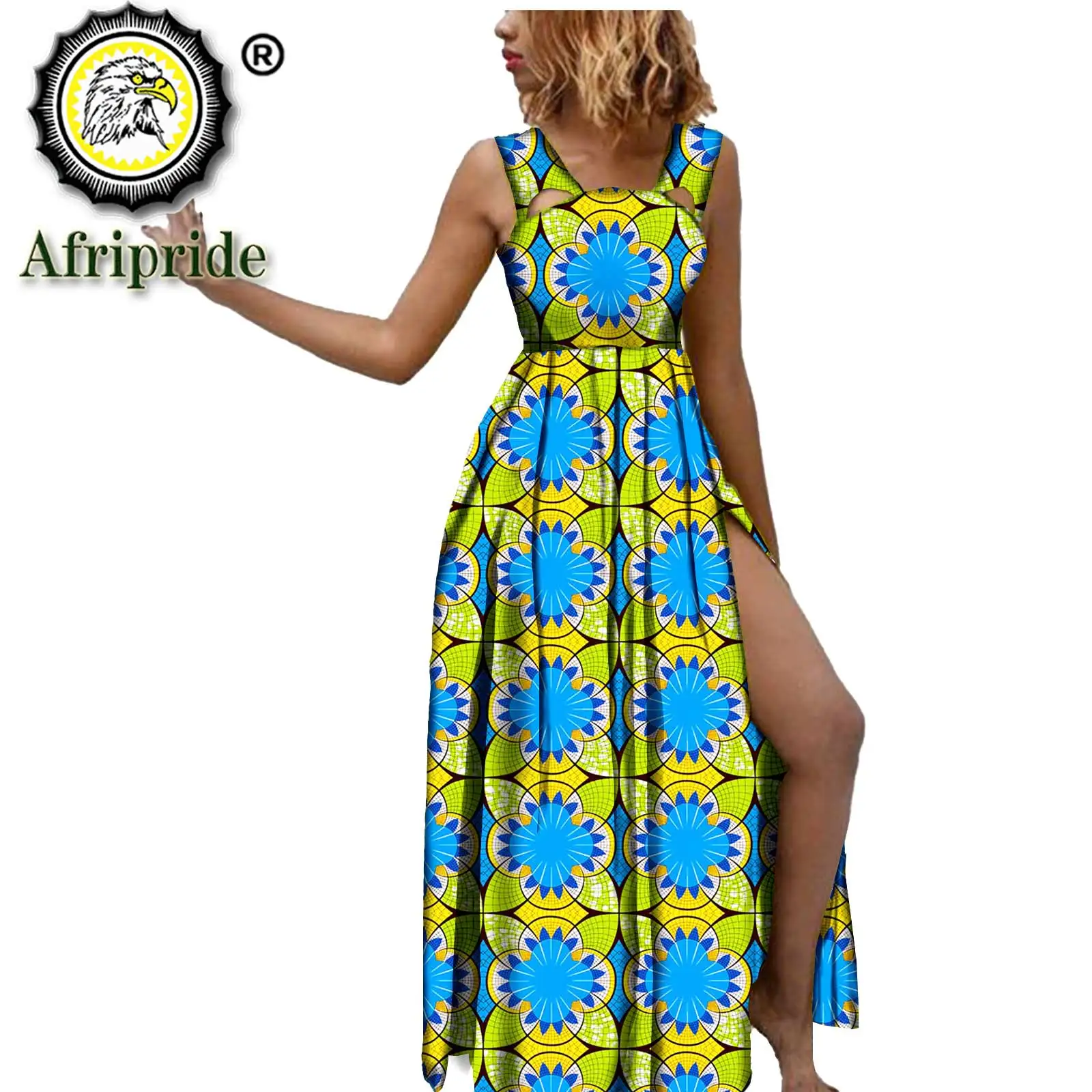 2021 New Custom African Dresses for Women Bazin Dashiki African Print Cotton Ladies Mermaid Sleeveless Party Dress S2125027
2021 New Custom African Dresses for Women Bazin Dashiki African Print Cotton Ladies Mermaid Sleeveless Party Dress S2125027